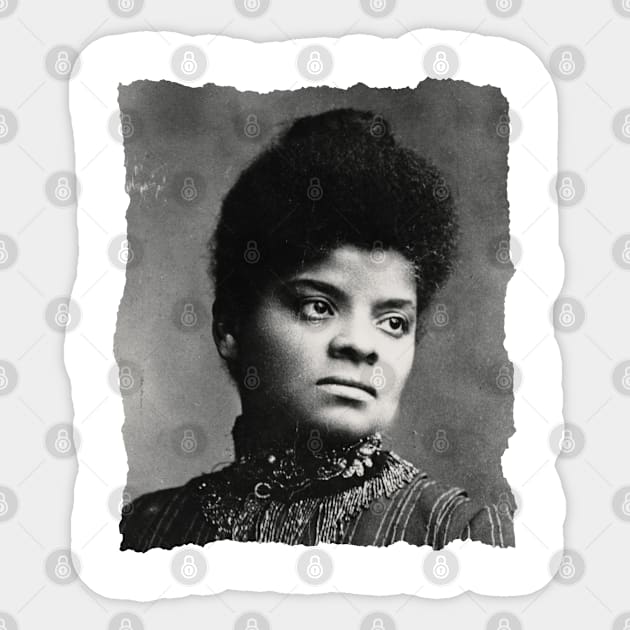 Ida B. Wells Portrait Sticker by UrbanLifeApparel